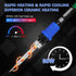 90W LED Digital Soldering Iron Kit with Smart Temperature Control, Auto Sleep, Temp Calibration, 110V, Accurate