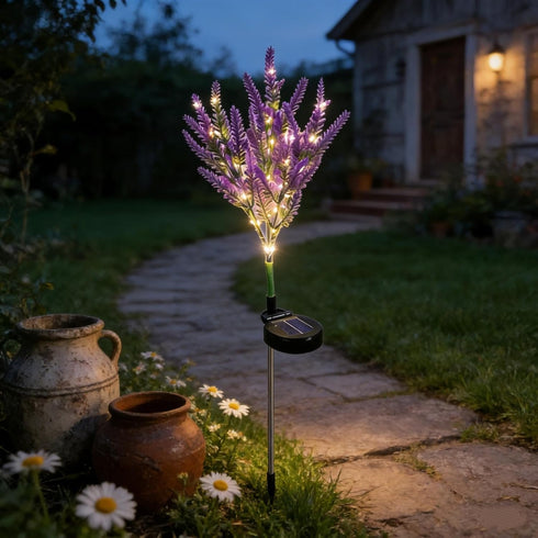 Generic Decorative Solar Lights Outdoor Waterproof, Solar Garden Lights Ground Insert, Solars Pathway Lights Outdoor