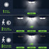 416 270 3 1 Pack TECKNET LED Solar Powered Outdoor Lights, Angle & Lighting Modes Motion Sensor Light Outdoor, Security