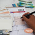 Pastel Transparent Sticky Notes, 4 Pads 3X3 Inch See Through Annotating Sticky Notes for Office School Supplies