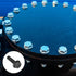 Flanged Hex Head Bolts (M8x30mm) 20pcs, Hexagon Serrated Flange Bolt for House Construction
