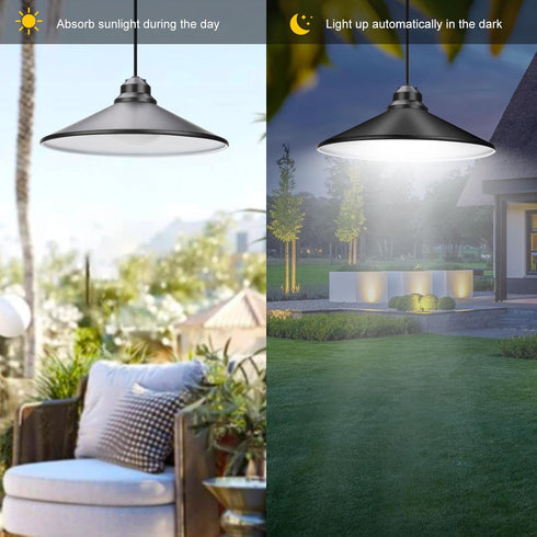 3 3 pearlstar Solar Shed Light Brightness Modes & Timing Modes Hanging Lights Solar Pendant Lights Waterproof Outdoor