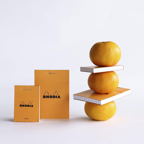 Rhodia Classic Orange Notepad, 3.3 x 4.75, Grid, FBA_12200C