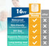 YIUERTEO 2in 16ft Hydrocolloid Bandages Hydrocolloid Roll, Hydrocolloid Tape & Hydrocolloid Patch for Wound Care