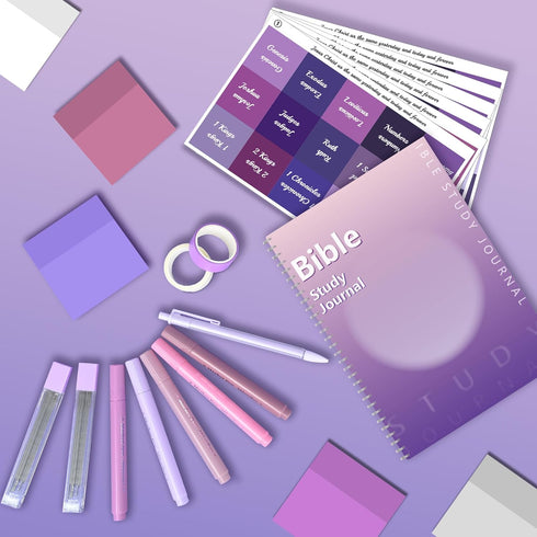 Bible Journaling Kit, Bible Study Supplies, Highlighters and Pens No Bleed, Study Tools, Journaling Kit for Women,