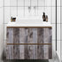 Yun-aeon Gray Wood Peel and Stick Wallpaper: 17.3" x 120" Self-Adhesive for Furniture Renovation
