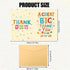 Gosknor 15.75x10.63in Large Thank You Card, Big Thank You Jumbo Giant Greeting Card Farewell with Envelope Retirement