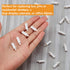 VrotQyn 30 Pcs Spring Loaded Shutter Repair Pins, Plantation Shutter Replacement Pins Windows Tools, Movable Blade