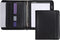 Samsill Professional 1-Inch Zipper Binder Padfolio, Black, Includes iPad Pocket & Writing Pad