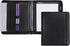 Samsill Professional 1-Inch Zipper Binder Padfolio, Black, Includes iPad Pocket & Writing Pad