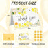 Yuuchoringee 50 Pack 4x6 Summer Bee Thank You Cards with Envelopes and Stickers Greeting Cards Bee Blank Note Cards