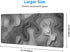 XL Grey White 3D Topographic Map Mouse Pad - Non-Slip Rubber Base Gaming Mouse Pad for Home Office Work