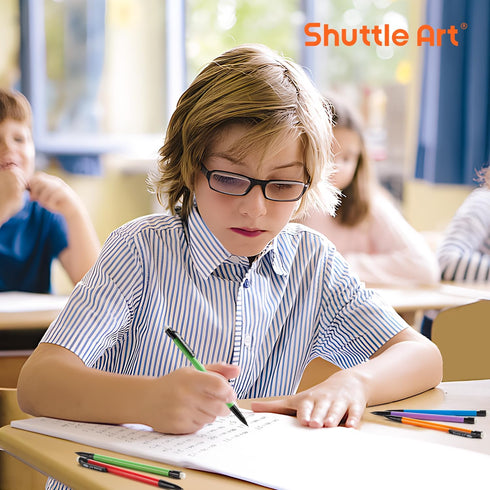 Shuttle Art Mechanical Pencils, 360 Pack Bulk 0.7mm Medium Point, HB #2 Lead Pencils, Assorted Barrels