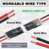 eatingre 20Pcs 2 Double Wire Plug in Connector, LED Light Strip Low Voltage Connectors Pin with Locking Buckle - Quick