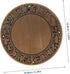 TEHAUX Copper Console Table Surface Plate Chinese Zodiac Design Antique Copper Backplate for Tv Stand and Bathroom Unit
