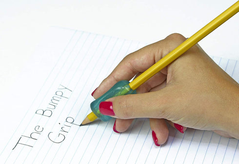 The Pencil Grip Ergonomic Textured Grips for Stylus Pens, Pack of 4 Neon Colors (Stylus Pen not Included)