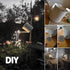 Solar Fairy String Lights Outside, Cool White Multi Strand 180 LEDs Watering Can Light for Outdoor Decor