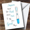 The Card Zoo Personalized Funny Pregnancy Test Baby Shower Card, Personalized Card, New Baby Card,