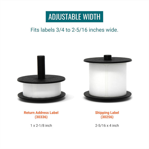 Replacement Spool Made in USA, Exact Fit for DYMO LabelWriter 550 & 450 Series Label Printers, Spare Label Holder