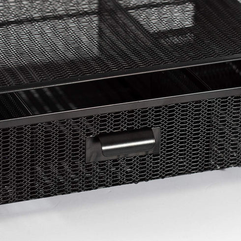 BLU MONACO Black Workspace Desk Organizers and Storage Accessories with File Organizer
