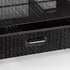 BLU MONACO Black Workspace Desk Organizers and Storage Accessories with File Organizer
