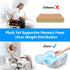 Tailbone Seat Cushion for & Sciatica Pain Relief - Plush Yet Supportive Ergonomic Memory Foam Chair Cushions for Office
