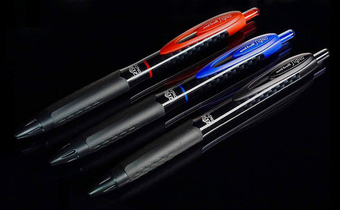 Uni-Ball 307 Retractable Gel Ink Pens, Medium Point 0.7mm, Pack of 6, Red, Smudge Proof for Smooth Writing
