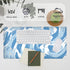Fluid Pattern XXL Mouse Pad, Super Thick Waterproof Large Gaming Mousepad with Non-Slip Base