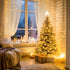 Wotilzeen 200LED 60FT 8 Warm White LED Christmas Tree String Lights Outdoor Waterproof Twinkle Lights for Bedroom