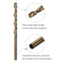 uxcell Tap and Die and Drill Bit Set, M3 x 0.5 Left Hand Thread Milling Tap and Round Die