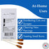 3's, Packed, 10% 25/BX Henry Schein Prep Povidone-Iodine Swabsticks Individually Sterile, Antiseptic for Skin