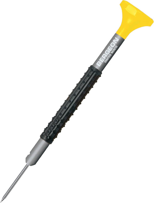 Bergeon 55-682 6899-AT-080 Stainless Steel Ergonomic Screwdriver with Spare Blades, Watch Repair Kit