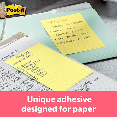 Post-it Notes, 4 x 6 Inches, 10 Pads, 1000 Sheets, Assorted Colors