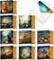 The Best Card Company 10 Assorted Halloween Note Cards (4 x 5.12 Inch) - Fun Spooky Kids Cards, Boxed Set