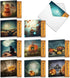 The Best Card Company 10 Assorted Halloween Note Cards (4 x 5.12 Inch) - Fun Spooky Kids Cards, Boxed Set