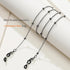 TuNan 2PCS Metal Lanyards Necklace with Clips Retractable for Id Badge Holder, Beaded Design Lanyards for Women Girls