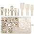 540pcs 2.8mm 4.8mm 6.3mm Male and Female Spade Connectors Kit with Insulating Sleeve for Electrical Wiring