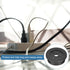 uxcell 6 Pcs Cable Cord Grommet, 1-3/16 Inch Desk Grommet, Flexible Rubber Wire Hole Cover for Office Desk