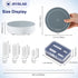 Magnetic Stirrer with Speed Control, Fast Stir Plate, 4pcs Magnetic Stir Bars, 1 Stir Bar Retriever, Max Volume 3000ml