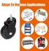 4 Inch Set 4 Caster Wheels Locking Stem Casters,Swivel Stem Casters Suitable for Original Big Size Green Egg Rolling