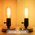 Dimmable E26 Bulbs 60Watt, 4.3 inches T45/T14 6W Bulbs, 900Lumen Bulbs,2700K Scones(2pcs) LED Edsion Tubular Light