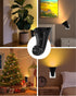 GU10 5W 3000K Bulb, GU10 360Rotatable, AC110-130V Wall Spotlight Plug in Sconces Up Lights Indoor with Warm White Light