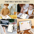 Dry Erase White Board, 9.76" x 9.76", Magnetic Desktop Whiteboard with Stand, Portable Double-Sided Easel for Memo