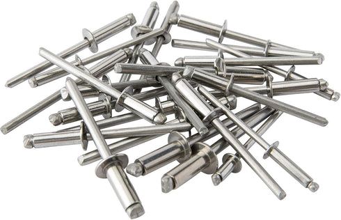 ISPINNER 50pcs 5/32" x 1/2" Stainless Steel Blind Rivets - Pack of 50 Pop Rivets