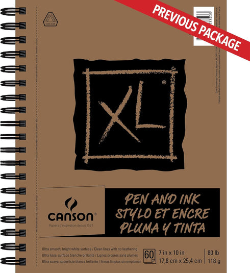 Canson XL Series Pen & Ink, white, 7x10