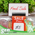 Black Food Tray Label Holders, Bowl & Cup Sign Clips for Bake Sale Signs, 10 Pack