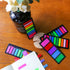 KICNIC Sticky Tabs 2250pcs, Self-Adhesive Book Tabs for Annotating, Arrow Page Markers Flags for Notebooks
