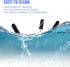 3pcs 1ml Eye Dropper, 3.03x0.28 Inch Liquid Pipettes, Glass Dropper with Bent, Ball & Straight Tip for Oil Laboratory