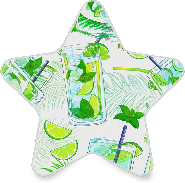 Burbuja Mojito Cocktails LED Night Light Plug into Wall 0.2W Star-Shaped Nightlight Dusk