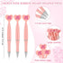 Yeaqee 100 Pcs Breast Awareness Pink Ribbon Pens Breast Cancer Message Pens Ribbon Notes for Breast Health Lecture Awareness Event Gift Bag Refill Positivity Gift Notes(Pink, Elegant Style) by Yeaqee